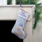 Northlight Baby's 1st Christmas Embroidered Teddy Bear Stocking - 19" - Blue and White
